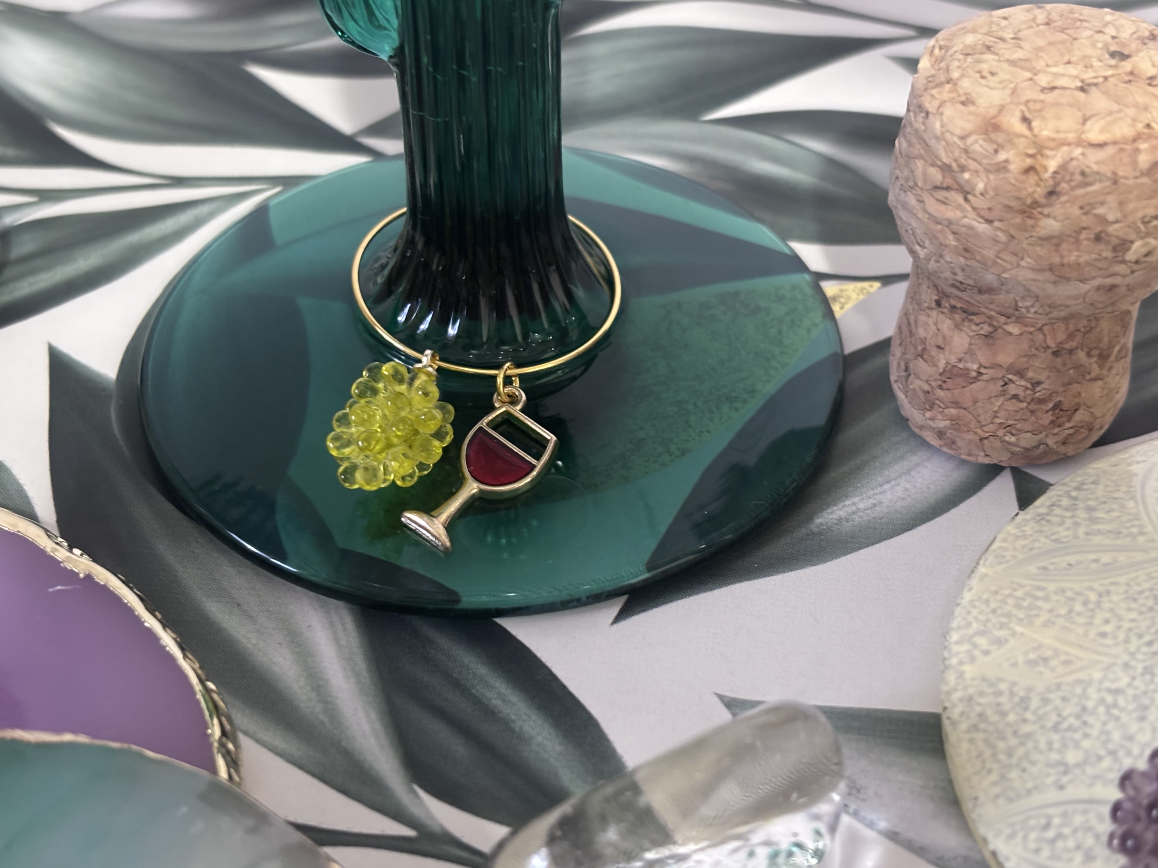 Wine Stem Charms
